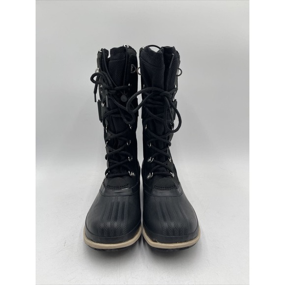 Sorel Women's Slimpack III Tall Waterproof Boot Black Size 7 - Picture 2 of 8